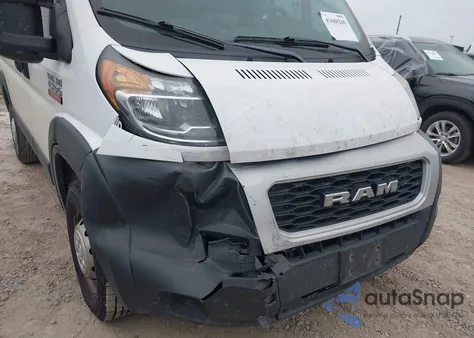 2021 Ram Promaster 1500 Low Roof 118 Wb из США, поврежденный, VIN 3C6LRVNG4ME506103